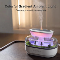 Nouveau Diffuseur d’Arômes Goutte de Pluie – Humidificateur LED Relaxant & Brume Silencieuse